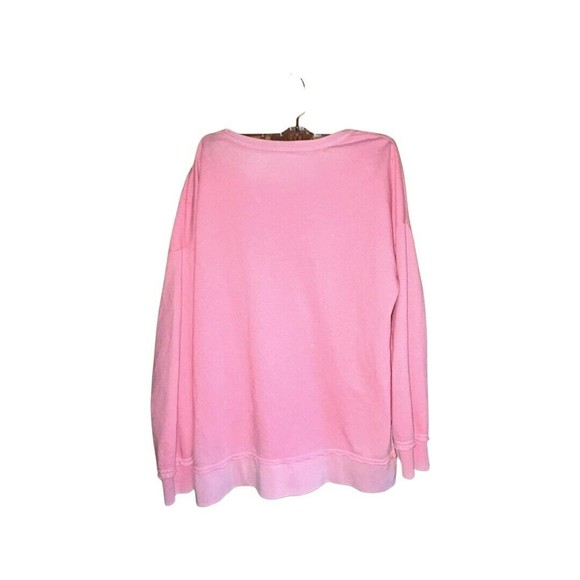 Buffalo David Bitton Women's Pink Long Sleeve Relaxed Fit Sweatshirt Size S - Picture 4 of 8